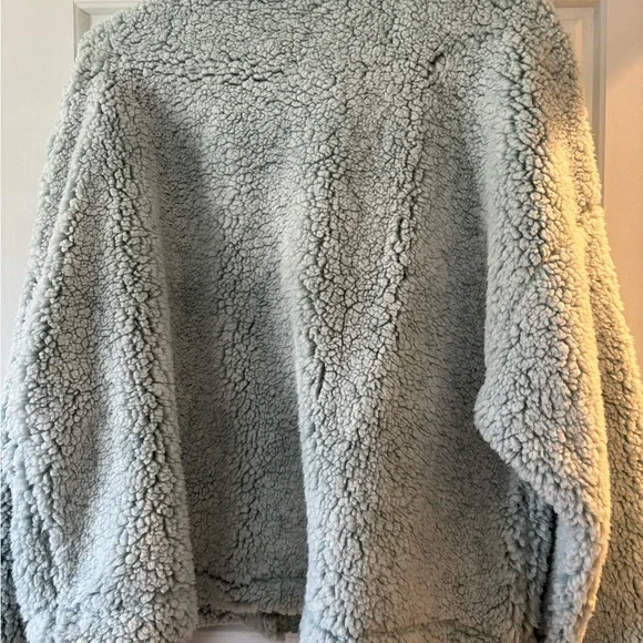 Garage light blue oversized fluffy jacket - Picture 2 of 3
